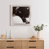 Impact IV - High Resolution Giclee Printed Canvas Framed in Contemporary Clear Acrylic Frame